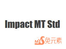 Impact MT Std 英文字体下载